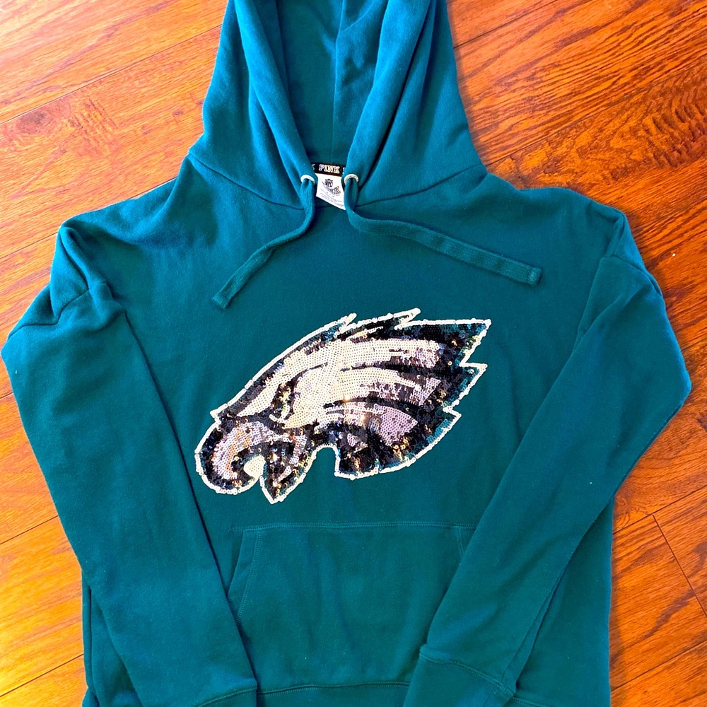 Victoria Secret Pink NFL Philadelphia Eagles Hoodie Size Small